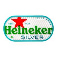 Heineken - Barmat Silver (23cm x 16.5cm) - thumbnail