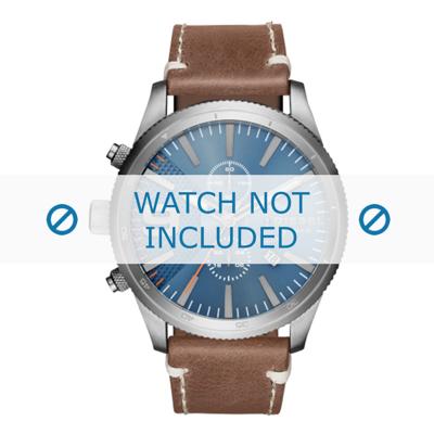 Horlogeband Diesel DZ4443 Leder Bruin 26mm