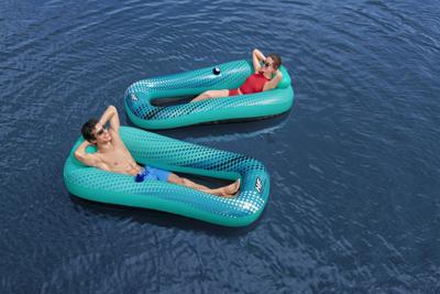 Bestway hydro force drijfbed sol venture 188x109 cm blauw
