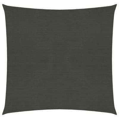 VidaXL Zonnezeil 160 g/m² 3x3 m hdpe antracietkleurig