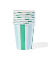 HEMA Bekers blauw 8 stuks - thumbnail