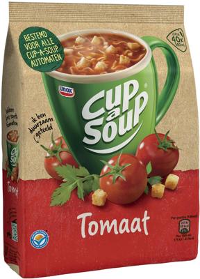 Cup-a-Soup Unox machinezak tomaat 140ml Cup-a-Soup Unox machinezak tomaat 140ml
