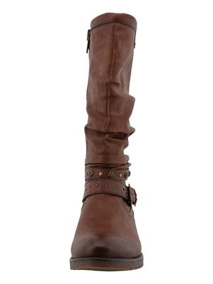 Mustang Dames 15M0052003 modieuze laarzen, cognac, 38 EU, cognac, 38 EU