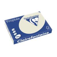 Clairefontaine Trophée Pastel, gekleurd papier, A3, 80 g, 500 vel, parelgrijs - thumbnail