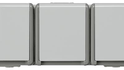 Siemens 5UB4731 Wandcontactdoos met randaarde Delta Grijs Schakelmateriaal 1 stuk(s)