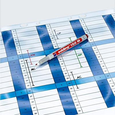 Edding Foliestift 152 M non-permanent pen 4-152003 Blauw Edding Foliestift 152 M non-permanent pen 4-152003 Blauw