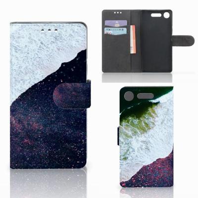 Sony Xperia XZ1 | Book Case | Sea in Space