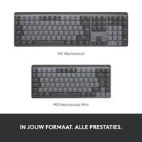 Logitech MX Mechanical toetsenbord Draadloos Grijs - Kailh Choc Brown V2 - thumbnail