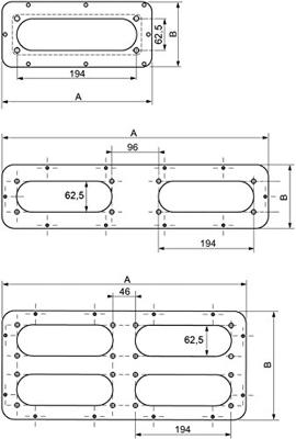 Schneider Electric NSYTLEFL Kabeldoorvoering Plaatdikte (max.): 1.5 mm Staal Grijs-wit (RAL 7035) 1 stuk(s)