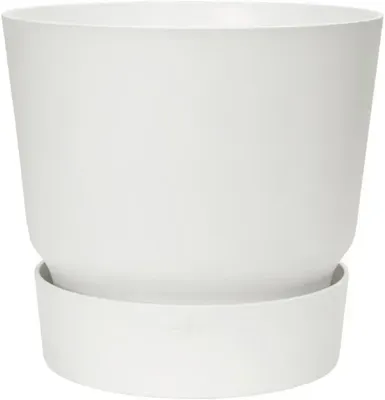 Elho Greenville bloempot 20 cm wit