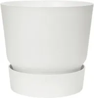 Elho Greenville bloempot 20 cm wit - thumbnail