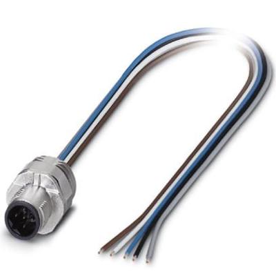 Phoenix Contact 1520013 Sensor/actuator inbouwconnector M12 Aantal polen (sensoren): 5 Stekker, inbouw 0.50 m 1 stuk(s) Phoenix Contact 1520013 Sensor/actuator inbouwconnector M12 Aantal polen (sensoren): 5 Stekker, inbouw 0.50 m 1 stuk(s)