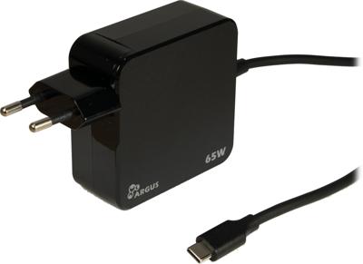 Inter-Tech PD-2065 USB-oplader 65 W Zwart Binnen