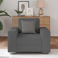 Fauteuil 60 cm corduroy stof donkergrijs - thumbnail
