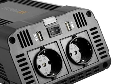 Technaxx TE16 Omvormer 1200 W 12 V/DC - 230 V/AC