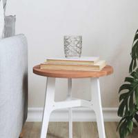 Tafelblad rond 30x1,5 cm massief beukenhout - thumbnail