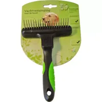 Hond roskam met roterende pennen large Vachtverzorging Gebr. de Boon - Gebr de boon - thumbnail