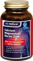 All Natural Calcium Magnesium Boron Zink Tabletten - thumbnail