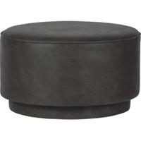 vtwonen eco-leren poef Coffee - thumbnail