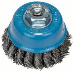 Bosch Accessories Komborstel, staal, getordeerde draad, 65 mm, 0,35 mm, 12.500 omw/min, M 14 2608622099 2608622099 1 stuk(s)