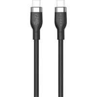 Hyper HyperJuice silicone USB-C naar USB-C kabel (1m/240W) - Black - thumbnail
