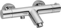 Saqu Essential thermostatische badkraan chroom - thumbnail