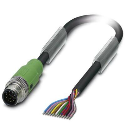Phoenix Contact 1554775 Sensor/actuator connector, geassembleerd M12 Aantal polen (sensoren): 12 Stekker, recht 1.50 m 1 stuk(s) Phoenix Contact 1554775 Sensor/actuator connector, geassembleerd M12 Aantal polen (sensoren): 12 Stekker, recht 1.50 m 1 stuk(s)