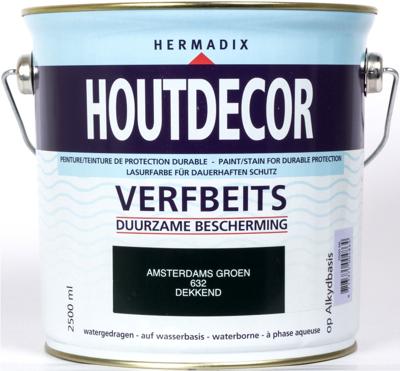 Houtdecor 632 amsterdam groen 2500 ml Hermadix - Hermadix