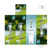 Eglo Staande tuinlampLisio 50cm RVS - 30187 - thumbnail