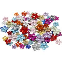 Creativ Company Strasstenen bloemen, 252st. - thumbnail
