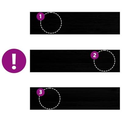 VidaXL Traptreden 4 st 100x30x2 cm massief eikenhout donkerbruin