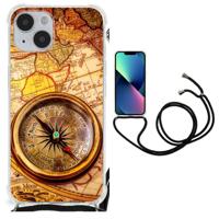 iPhone 14 Plus Telefoonhoesje met valbescherming Kompas - thumbnail