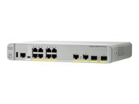 Cisco WS-C3560CX-8PC-S Managed Gigabit Ethernet (10/100/1000) Power over Ethernet (PoE) White Network switch - thumbnail
