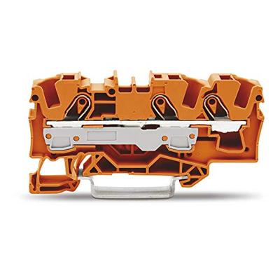 WAGO 2006-1302 Doorgangsklem 7.50 mm Spanveer Oranje 25 stuk(s)