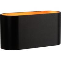 Highlight Wandlamp Oval zwart goud - thumbnail