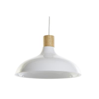 Plafondlamp DKD Home Decor Wit Bruin Metaal Pijnboom 50 W 35,5 x 35,5 x 21 cm Plafondlamp DKD Home Decor Wit Bruin Metaal Pijnboom 50 W 35,5 x 35,5 x 21 cm