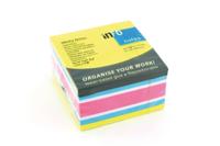 Info Notes IN-5654-51 75x75mm Assorti Brilliant Blok A 450 Vel - thumbnail