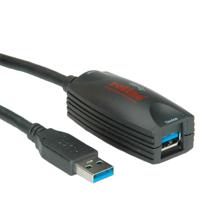 ROLINE USB 3.2 Gen 1 Actieve Repeater kabel, zwart, 5 m - thumbnail