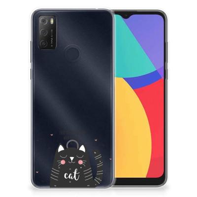 Alcatel 1S (2021) Telefoonhoesje met Naam Cat Good Day Alcatel 1S (2021) Telefoonhoesje met Naam Cat Good Day