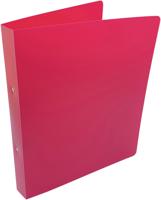 Alpha ringmap, voor ft A4, uit PP, 2 ringen van 25 mm, roze - thumbnail
