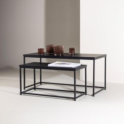 Nohr Salontafel 'Keonte' Set van 2 stuks, kleur Zwart