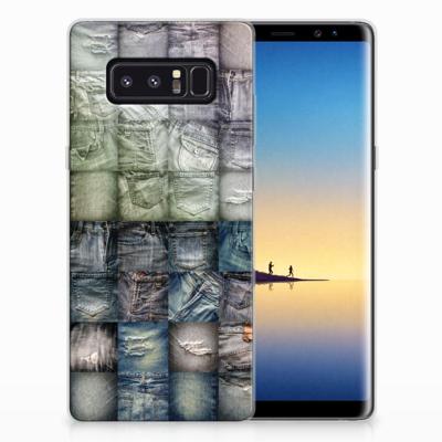 Silicone Back Cover Samsung Galaxy Note 8 Spijkerbroeken Silicone Back Cover Samsung Galaxy Note 8 Spijkerbroeken