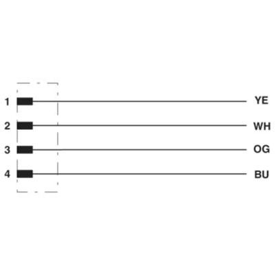 Phoenix Contact 1524307 Sensor/actuator aansluitkabel Aantal polen (sensoren): 4 2.00 m 1 stuk(s) Phoenix Contact 1524307 Sensor/actuator aansluitkabel Aantal polen (sensoren): 4 2.00 m 1 stuk(s)
