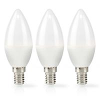 Nedis LBE14C351P3 Led-lamp E14 Kaars 2.8 W 250 Lm 2700 K Warm Wit Frosted 3 Stuks - thumbnail