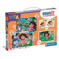 Clementoni Spel Edukit 4 In 1 Dora The Explorer - thumbnail
