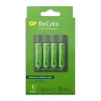 GP Usb batterijlader + 4 x aa-batterijen 2100mah nimh - thumbnail