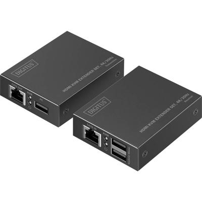 Digitus DS-55357 HDMI-extender HDMI, HDMI-ingang, USB, USB-A, USB-A 1.1, RJ45 Via netwerkkabel RJ45 40 m