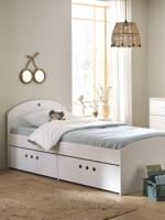 Vast kinderbed met lades SIRIUS wit - thumbnail