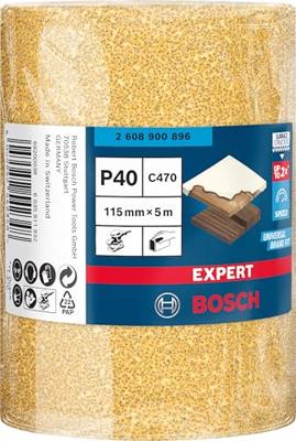 Bosch Accessories EXPERT C470 2608900896 Schuurpapierrol Ongeperforeerd Korrelgrootte (num) 40 1 stuk(s)