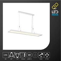 SLV Led kantoor hanglampWorklight Dali 57w - 4000K - 120cm wit - 1005396 - thumbnail